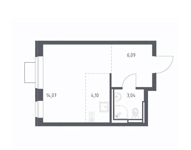 квартира г Видное Богдановский Лес жилой комплекс, 7. 4, Зябликово фото 1