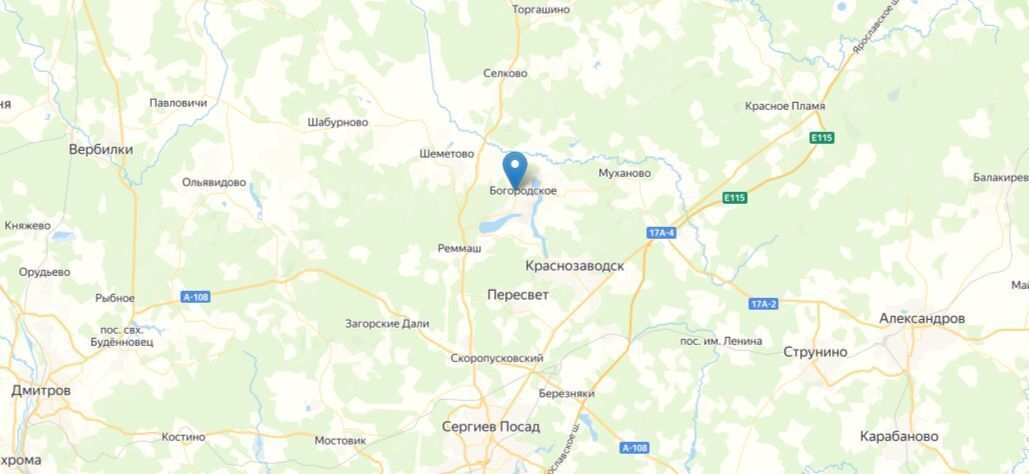 земля городской округ Сергиево-Посадский рп Богородское 9798 км, ул. Ягодная Полянка, Ярославское шоссе фото 2