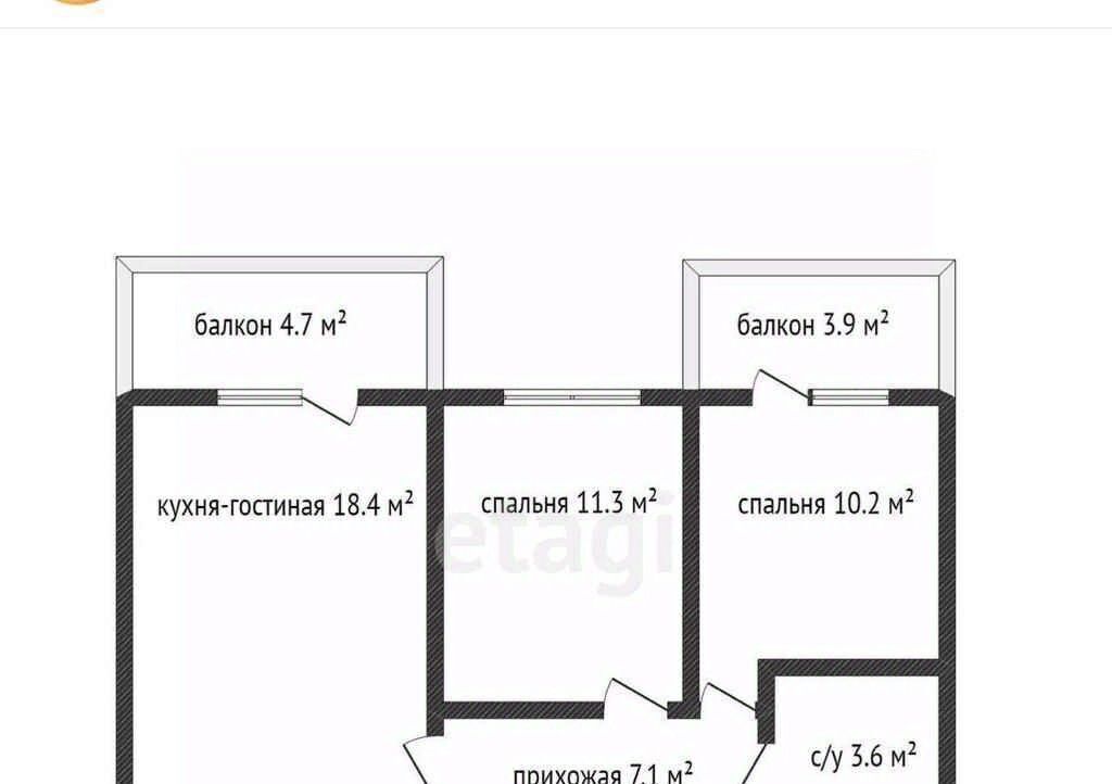 квартира г Новороссийск р-н Приморский ул Герцена 3ак/1 фото 18