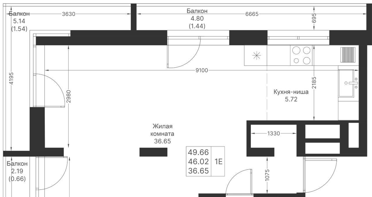 квартира г Казань метро Горки Мой Ритм жилой комплекс фото 2