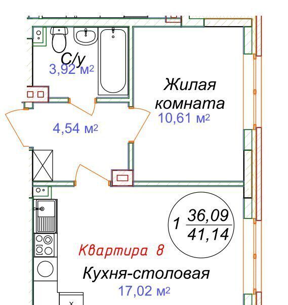 квартира р-н Минераловодский г Минеральные Воды фото 1