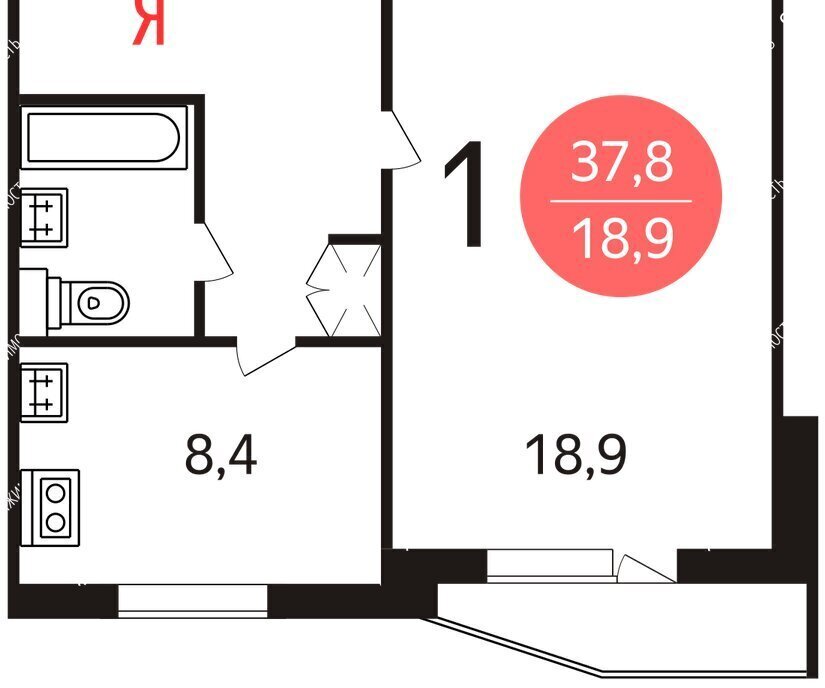 квартира г Москва метро Выхино аллея Жемчуговой 5к/3 фото 11