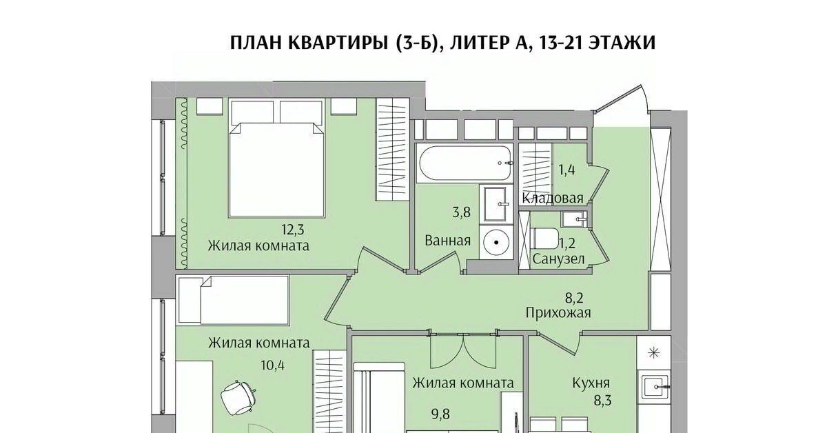 квартира г Нижний Новгород Бурнаковская ул Якорная фото 1