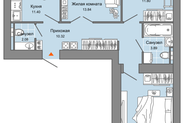 р-н Ленинский ул Дмитрия Козулева 2к/1 муниципальное образование Киров фото