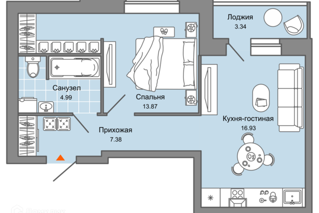 р-н Ленинский дом 2к/1 муниципальное образование Киров фото