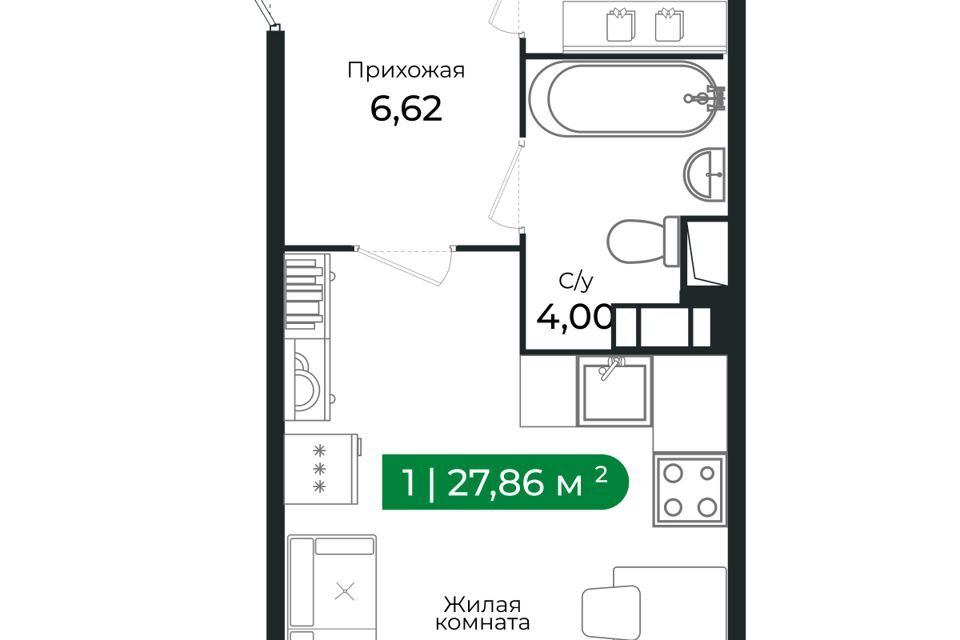 квартира р-н Всеволожский г Сертолово ЖК «Чистый ручей» жилой комплекс Сертолово Парк фото 1