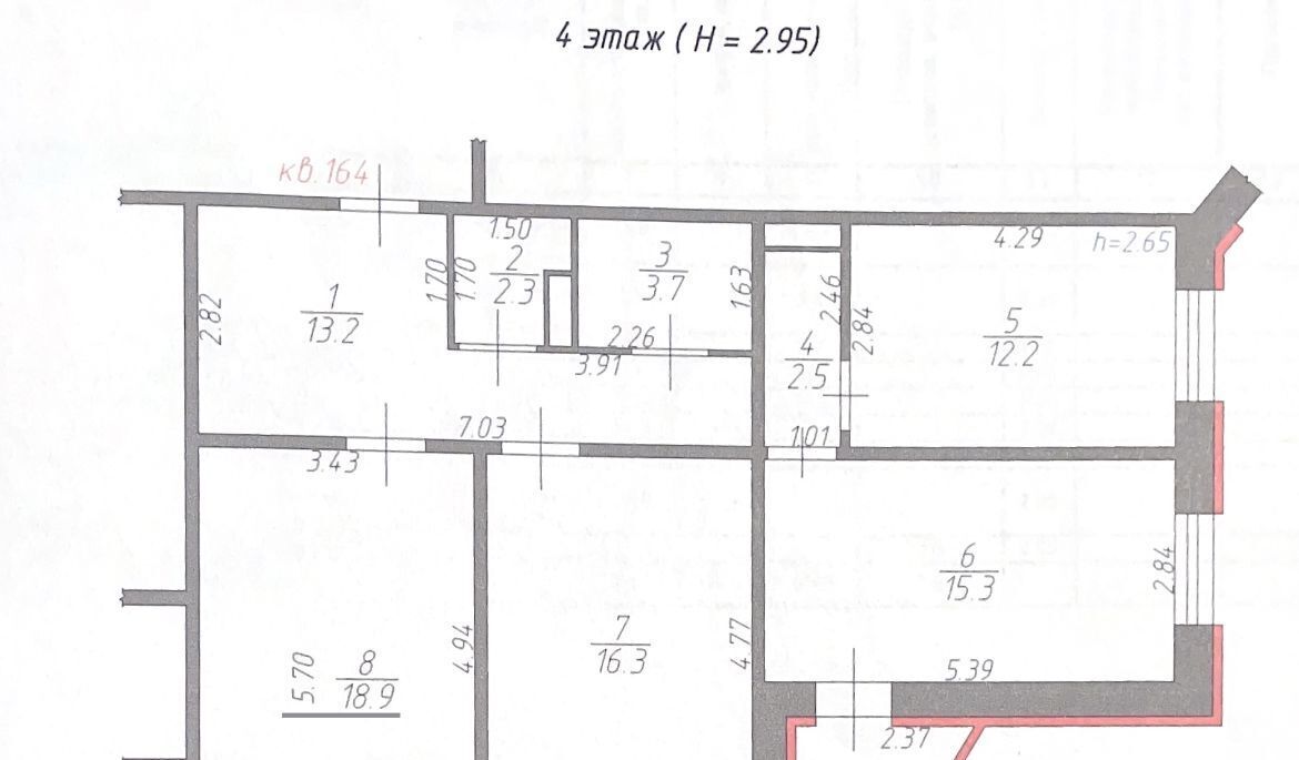 квартира г Москва метро Рассказовка Московский г., 3-й мкр, 2 фото 29