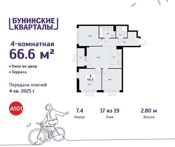 п Сосенское ЖК Бунинские Кварталы 7/1 метро Коммунарка метро Бунинская аллея ТиНАО фото