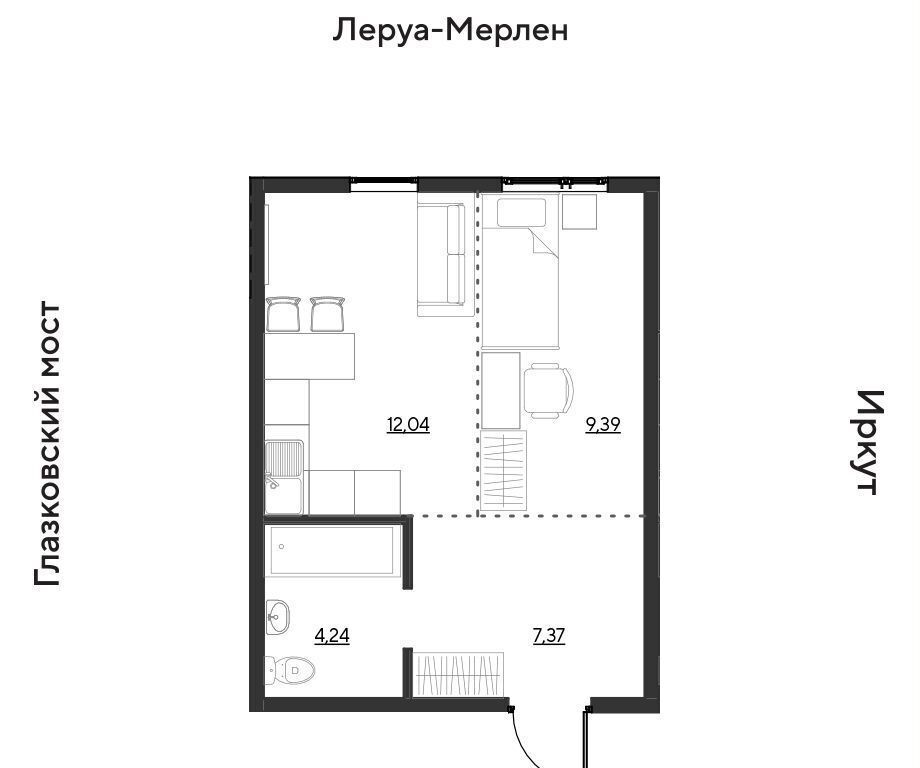 квартира г Иркутск р-н Свердловский ул Набережная Иркута 3 фото 1