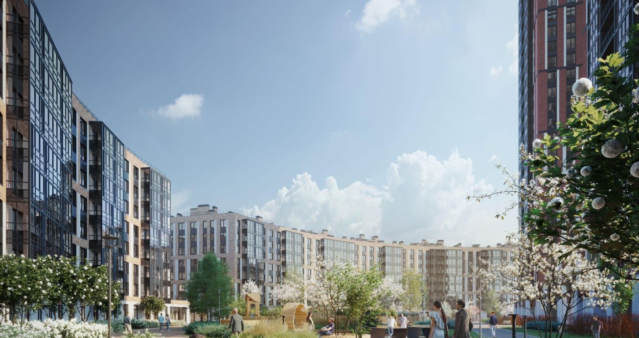 квартира г Санкт-Петербург метро Проспект Просвещения ЖК Окла фото 2