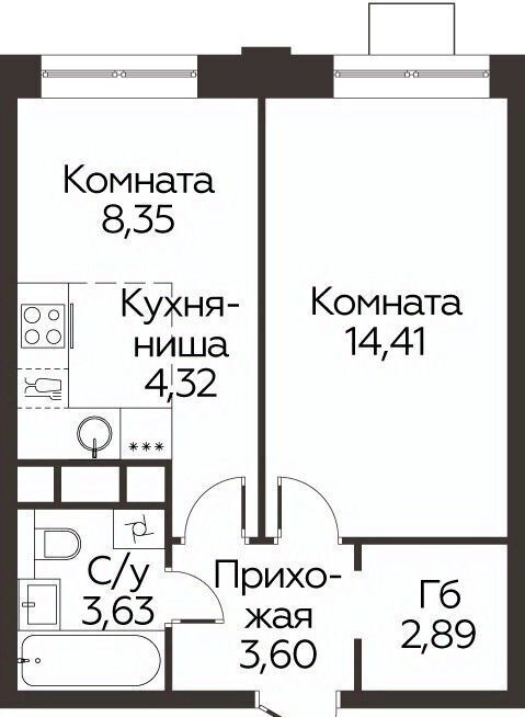 квартира г Одинцово ЖК «Каштановая Роща» Одинцово фото 1