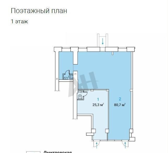 свободного назначения г Москва метро Дмитровская ул Бутырская 97 муниципальный округ Савёловский фото 6