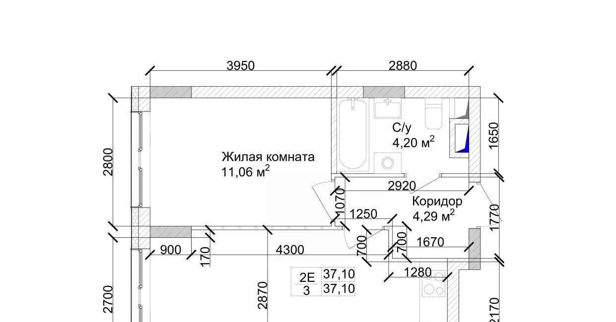 квартира г Кемерово р-н Заводский 15-й микрорайон Южный фото 4