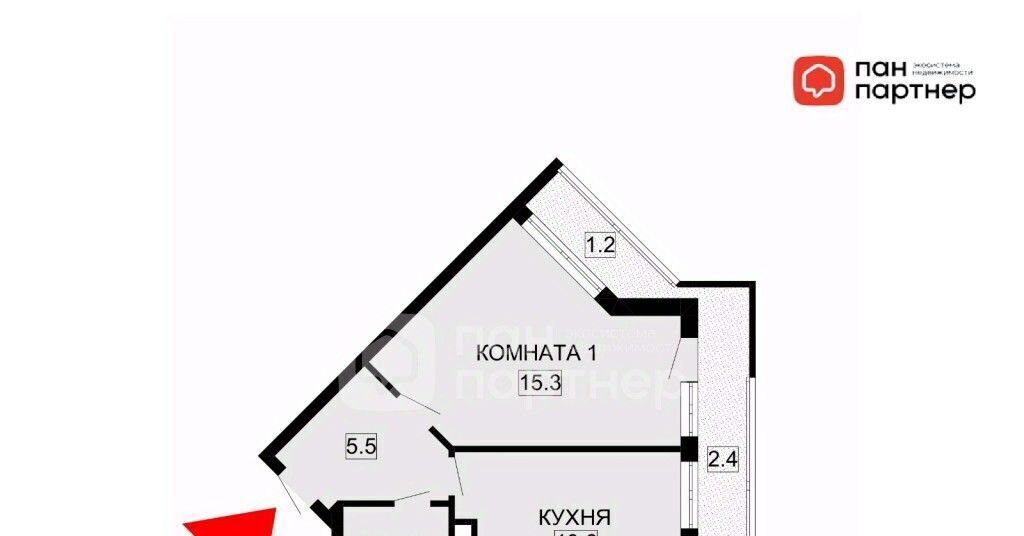 квартира р-н Всеволожский г Кудрово пр-кт Европейский 22 Улица Дыбенко, Заневское городское поселение фото 2