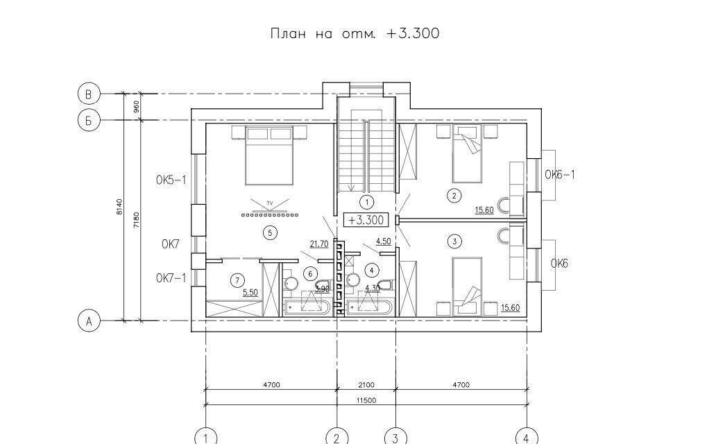 дом р-н Новоусманский с Бабяково ул Зазеркальная 3/16 Бабяковское сельское поселение, Новая Усмань фото 3