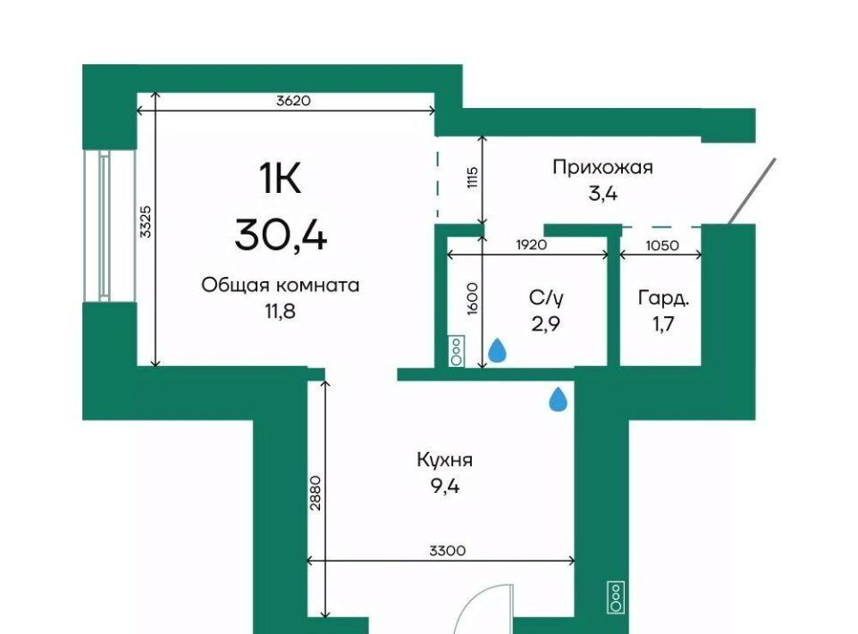квартира г Барнаул р-н Индустриальный ул Просторная 390к/1 фото 1