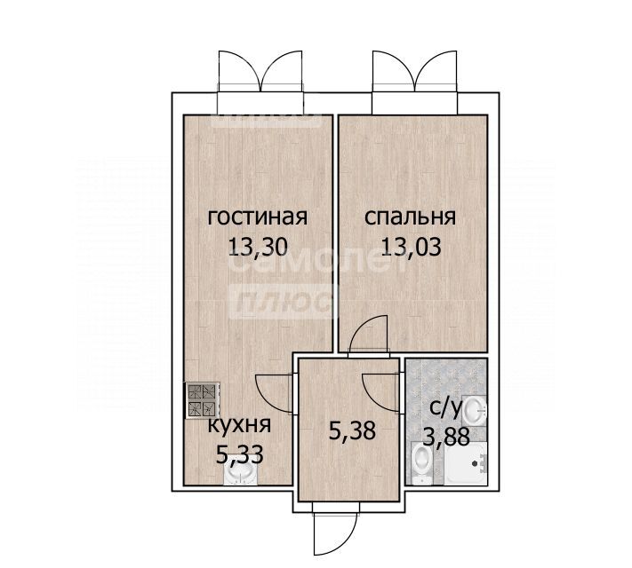 квартира г Уфа р-н Октябрьский пр-кт Октября 75 городской округ Уфа фото 10