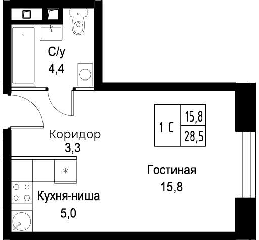 квартира г Москва ул Намёткина 10д Воронцовская фото 1