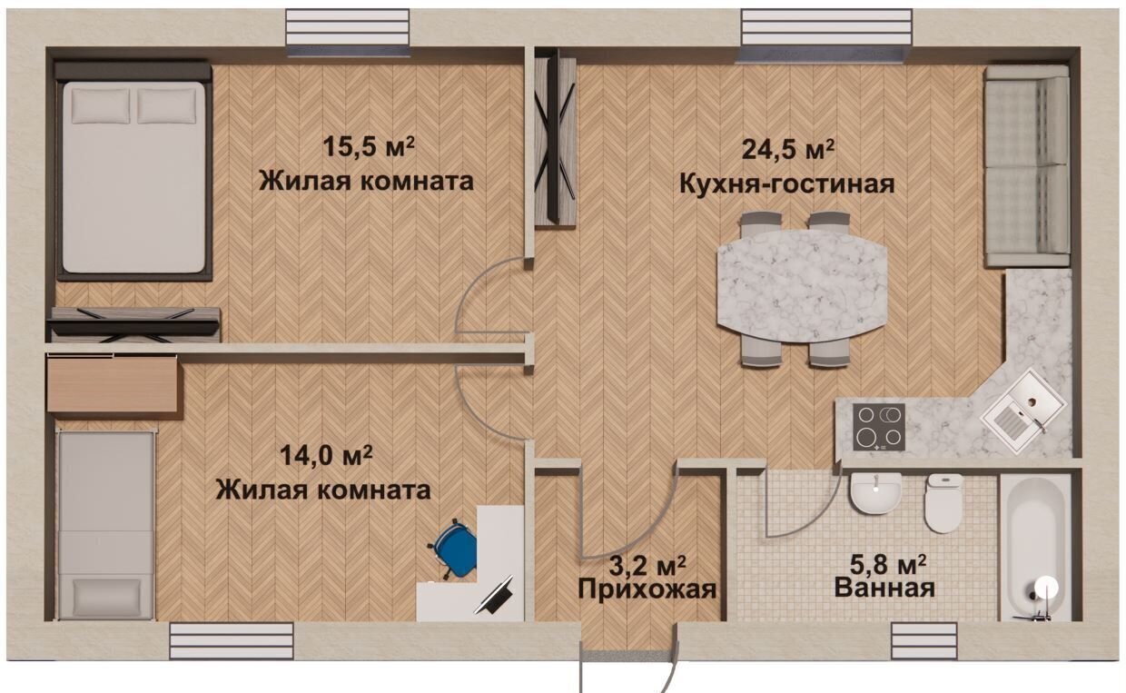 дом р-н Красноармейский п Петровский мкр Петровский 2 Курганское шоссе, 13 км, Озёрное сельское поселение, 154, Копейск фото 5