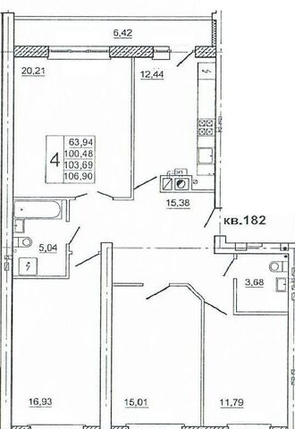 р-н Промышленный ул Крупской 5 блок-секция 3, д. 54Б, 4 фото