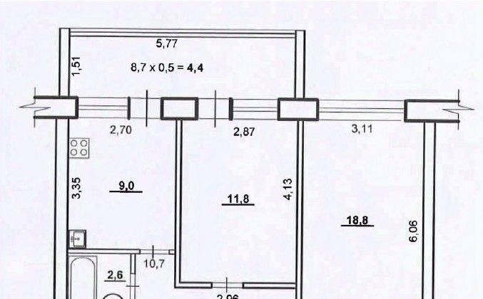 квартира г Югорск ул Свердлова 10 фото 2