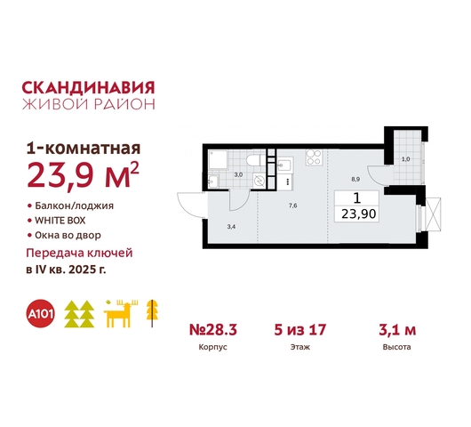 жилой район «Скандинавия» Сосенское, жилой комплекс Скандинавия, 28. 3, Бутово фото