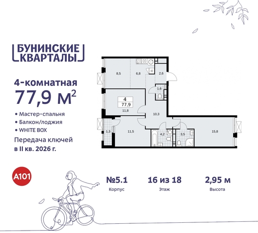 п Сосенское пр-кт Куприна 2 ЖК Бунинские Кварталы Сосенское, Ольховая, Бунинская аллея фото