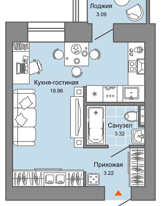 квартира г Киров р-н Ленинский жилой комплекс Знак фото 1