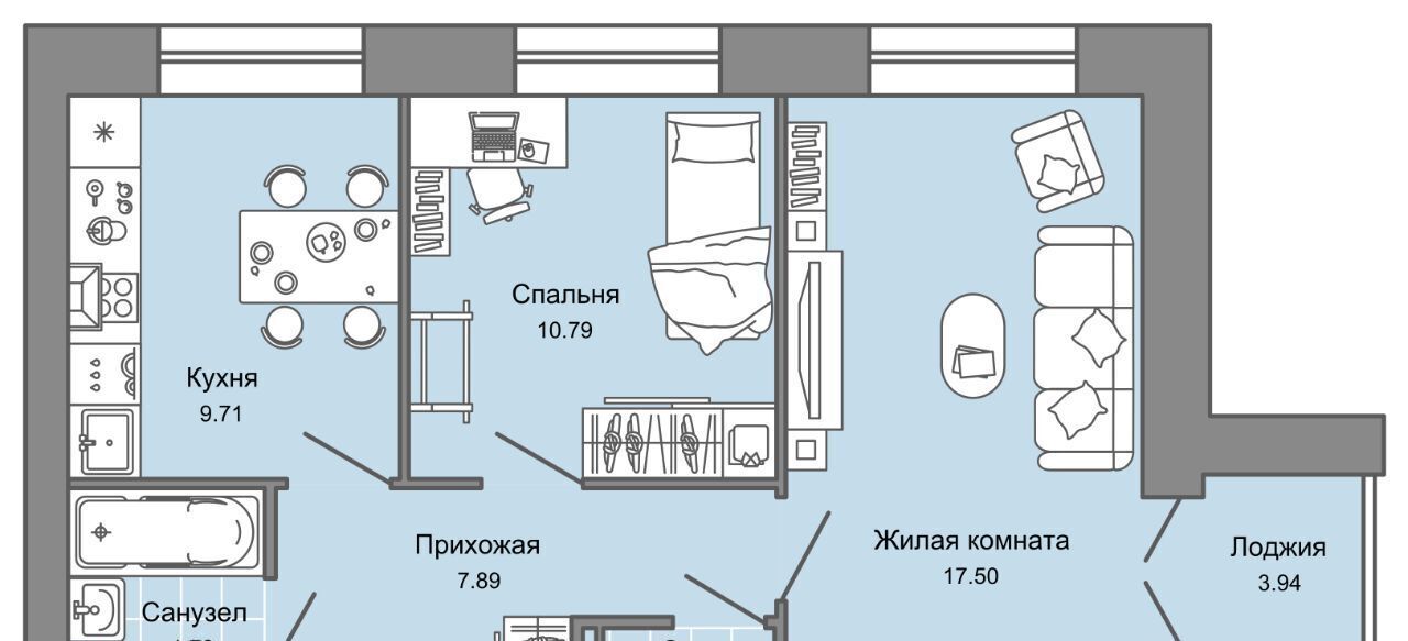 квартира г Киров р-н Ленинский ЖК Урванцево Знак жилой комплекс фото 1