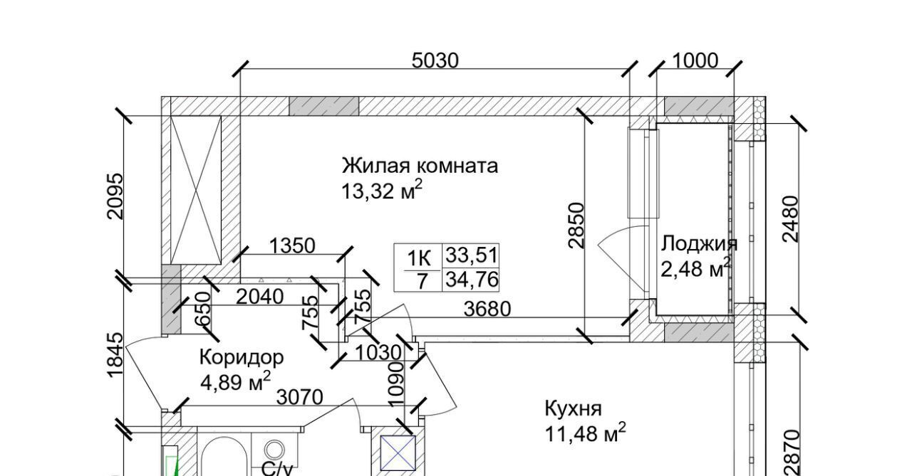 квартира г Кемерово р-н Заводский 15-й микрорайон Южный фото 5