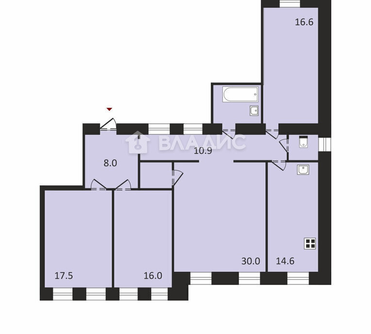 квартира г Москва метро Маяковская ул Садовая-Кудринская 32с/2 фото 15