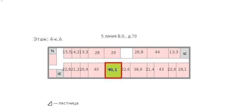 офис г Санкт-Петербург метро Спортивная линия 6-я В.О. 63 Васильевского острова фото 2