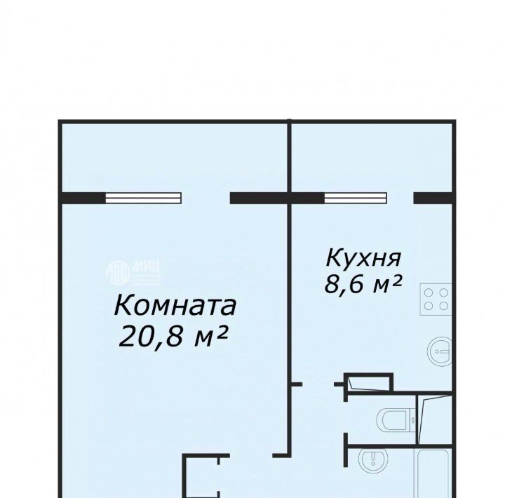 квартира г Москва метро Солнцево пр-кт Солнцевский 23к/1 муниципальный округ Солнцево фото 2