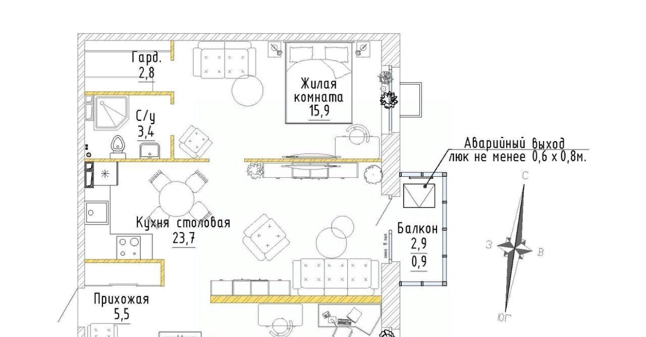 квартира г Екатеринбург р-н Орджоникидзевский Уралмаш ЖК «Зеленая горка» Проспект Космонавтов, жилрайон фото 1