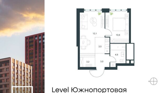 метро Кожуховская ЖК Левел Южнопортовая 3 муниципальный округ Печатники фото