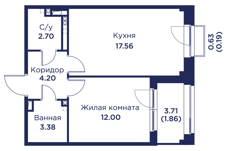 квартира г Кронштадт "Кронфорт. Набережная" Бутик-квартал Центральный фото 2