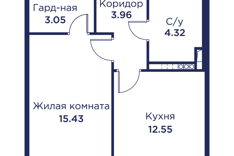 квартира г Кронштадт "Кронфорт. Набережная" Бутик-квартал Центральный фото 2