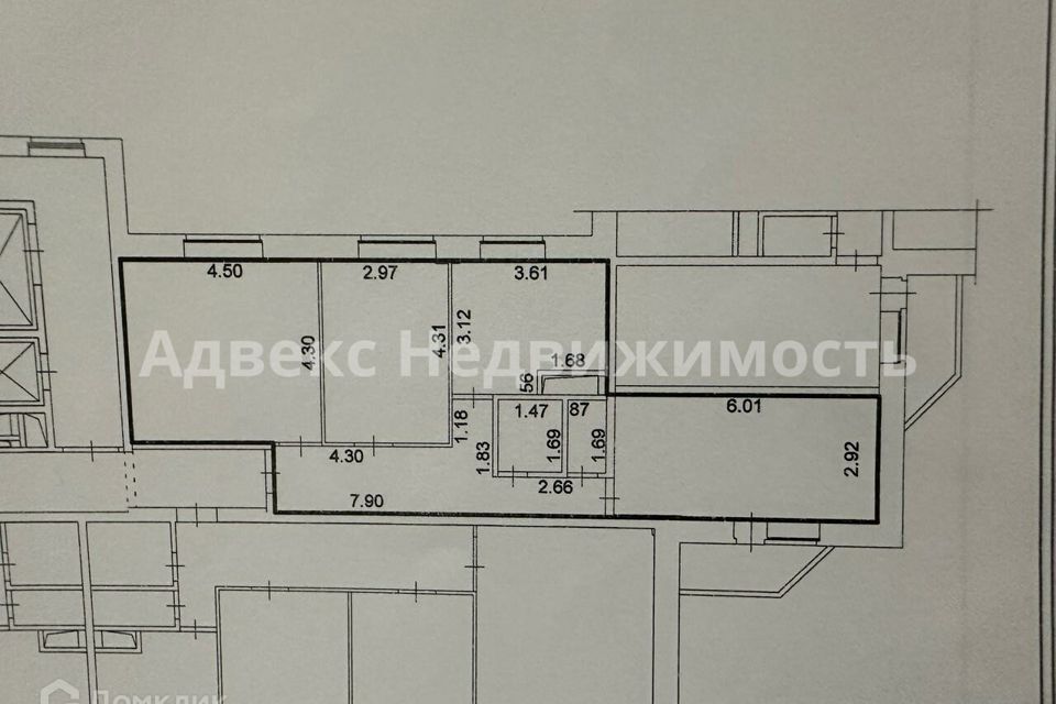 квартира г Тюмень городской округ Тюмень, Михаила Сперанского, 29 фото 8