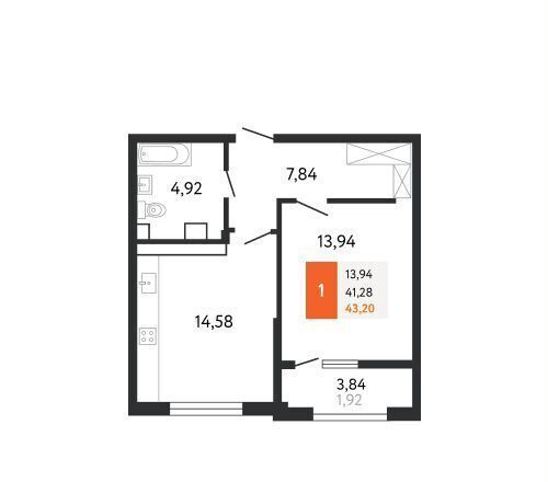 квартира г Новороссийск р-н Центральный ш Мысхакское 59в ЖК «Аврора 2» фото 1