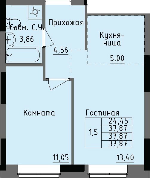 квартира г Ижевск р-н Ленинский Строитель ул Луначарского фото 1