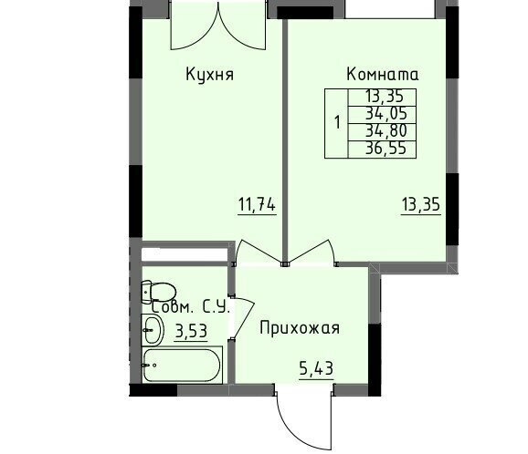 квартира г Ижевск р-н Ленинский Строитель ул Луначарского фото 1