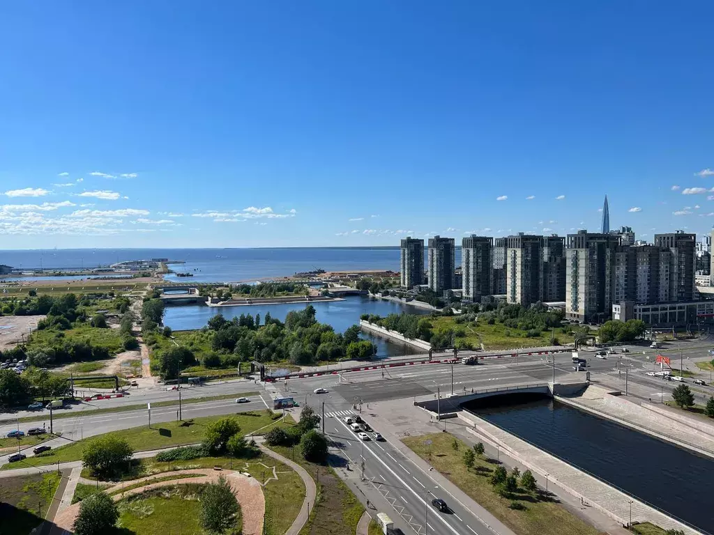 квартира г Санкт-Петербург метро Приморская наб Новосмоленская 8 Ленинградская область фото 1