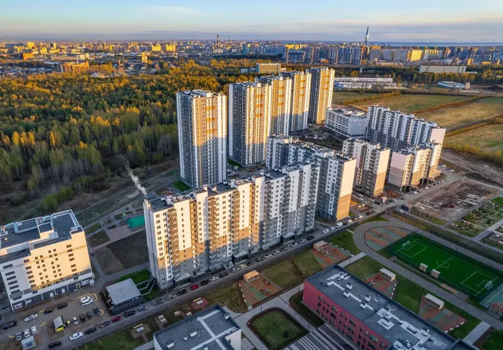 квартира г Санкт-Петербург метро Парнас наб Реки Каменки 23 Ленинградская область фото 13