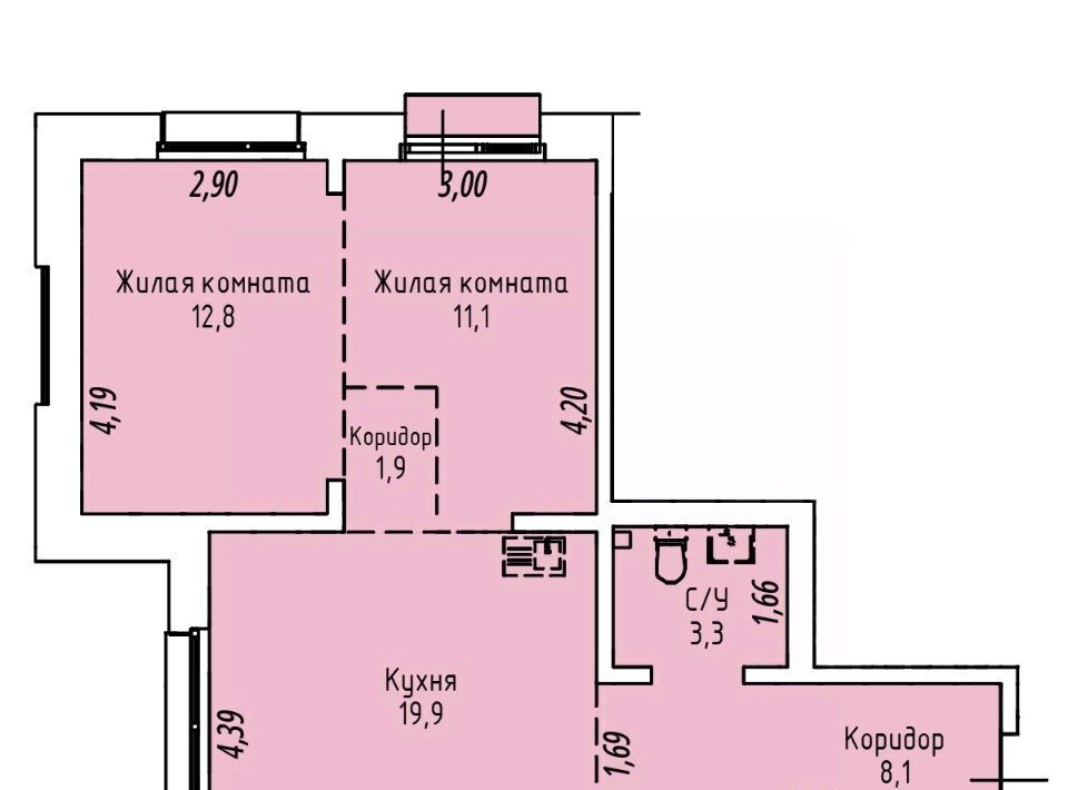 квартира г Иркутск р-н Правобережный ул Култукская 16 фото 1