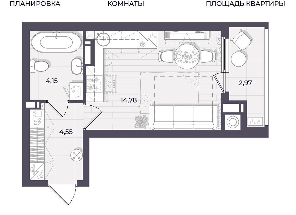 квартира г Астрахань ул Автомобильная 2/2 фото 1