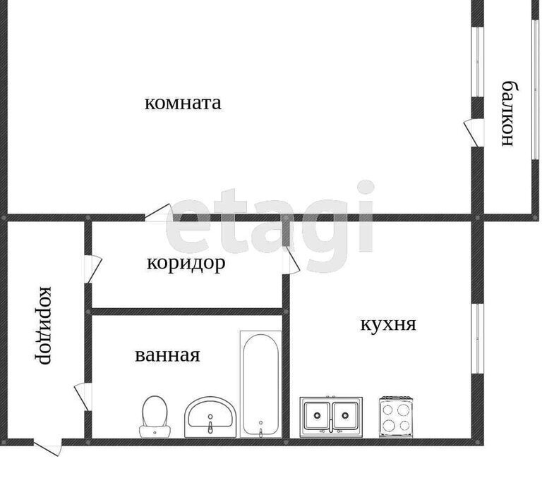 квартира г Нижний Тагил р-н Ленинский ул Фрунзе 15 фото 8