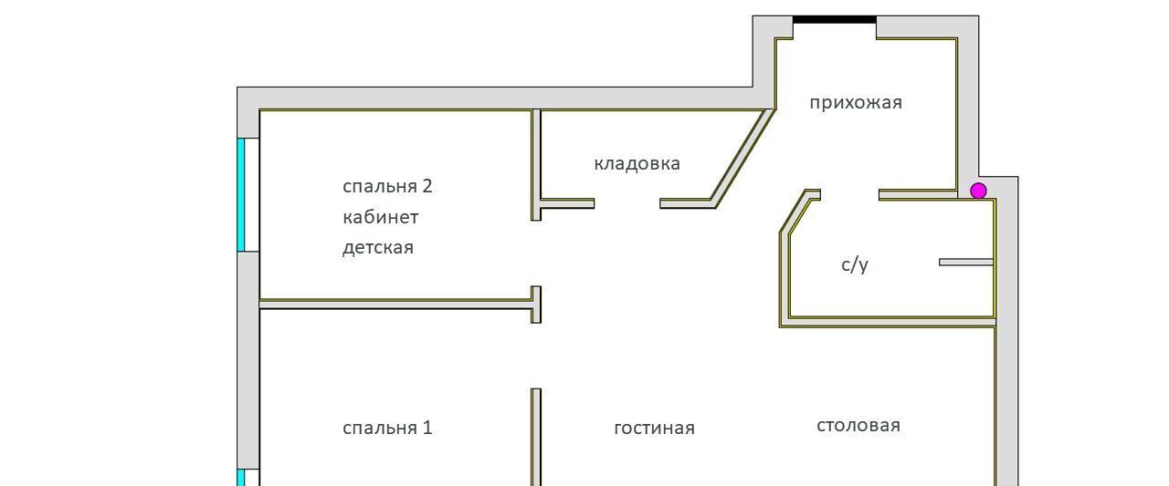 квартира г Москва метро Щукинская пер 1-й Пехотный 2 фото 15