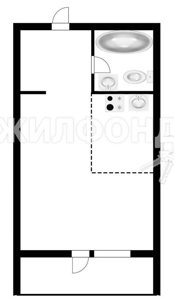 квартира г Новосибирск р-н Кировский ул Герцена 1/2 Студенческая фото 2