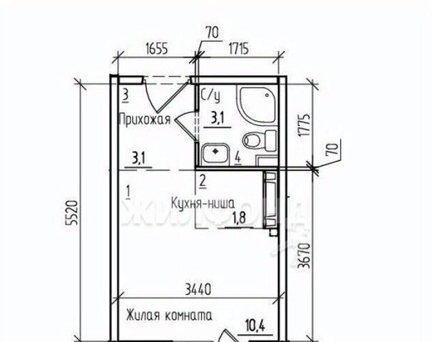 п Садовый р-н мкр Околица Станционный сельсовет, Заельцовская, 12С фото