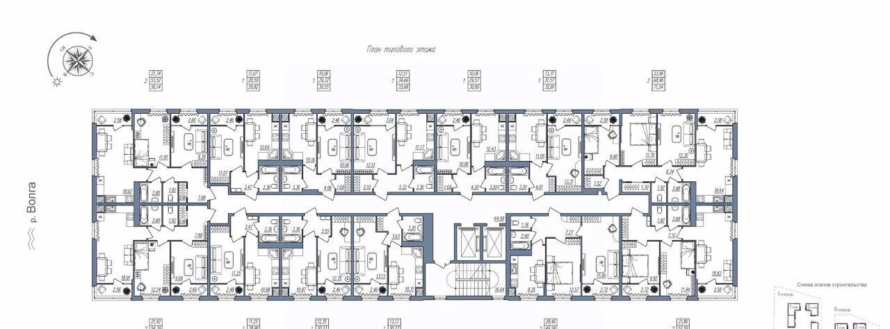 квартира г Волгоград р-н Тракторозаводский ул Тракторостроителей 21/3 фото 3